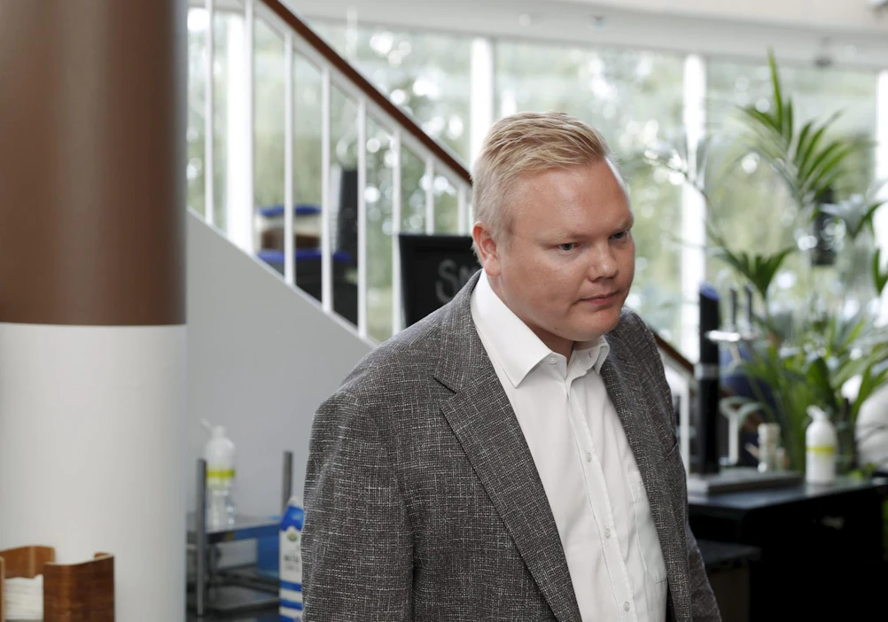 Keskustan eduskuntaryhmän puheenjohtaja Antti Kurvinen ei tavoittele puolueen puheenjohtajuutta Oulun puoluekokouksessa. LEHTIKUVA / KALLE PARKKINEN