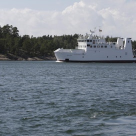 Yhteysalus Skiftet liikennöi Ahvenanmaan ja Turun saaristossa.