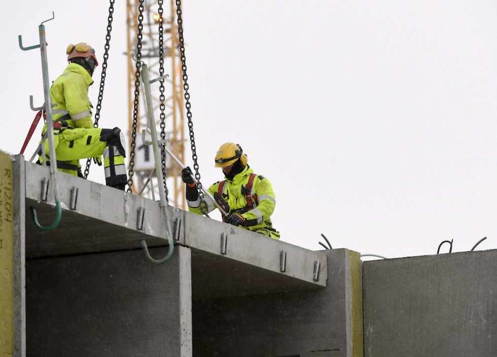Tuotannon kasvu oli vahvaa erityisesti teollisuudessa ja rakentamisessa. LEHTIKUVA/Markku Ulander
