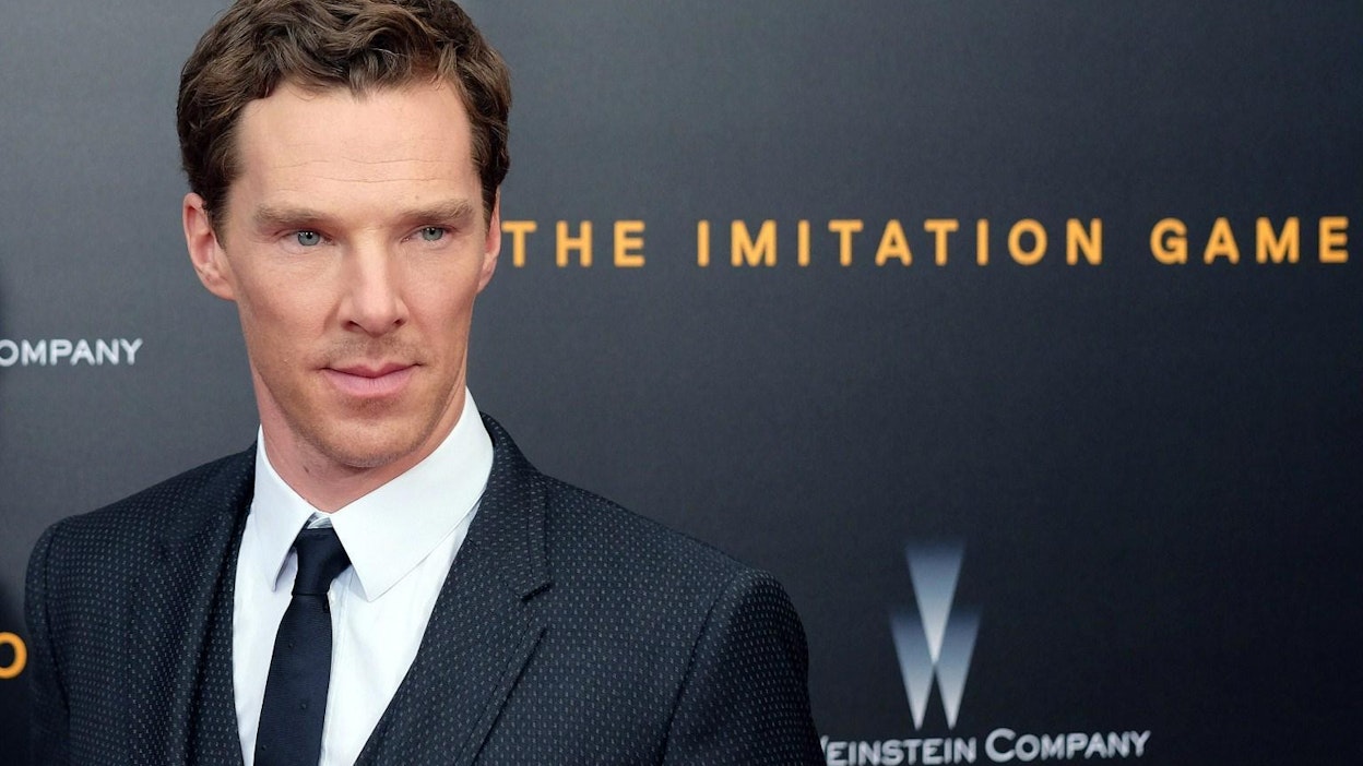 Brittinäyttelijä Benedict Cumberbatch on mukana julkisessa vetoomuksessa, jossa brittejä kehotetaan äänestämään EU:ssa pysymisen puolesta. LEHTIKUVA/AFP