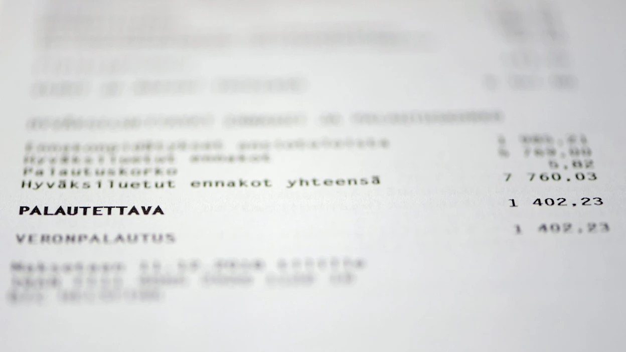 Verottajasta arvioidaan, että uudet korjatut kirjeet jaetaan varmaan jo tällä viikolla. LEHTIKUVA / VESA MOILANEN