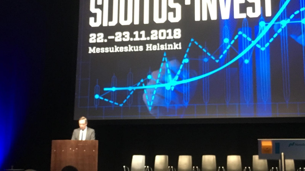 "Valtionomistajuus on toisille itseisarvo ja toisille lähtökohtaisesti paha. Itse näen, että valtiota tarvitaan omistajana eri rooleissa", arvioi omistajaohjauksesta vastaava elinkeinoministeri Mika Lintilä sijoitusmessuilla.