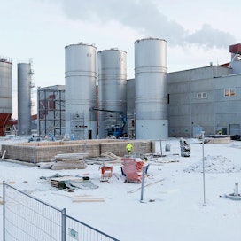 10 miljoonaa litraa bioetanolia tuottavan laitoksen on määrä valmistua Renforsin rannassa tämän vuoden lopulla.
