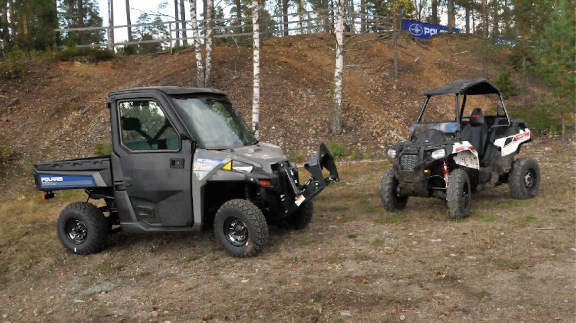 Polariksen kaksi kovinta uutuutta Ranger Brutus ja Sportsman ACE.