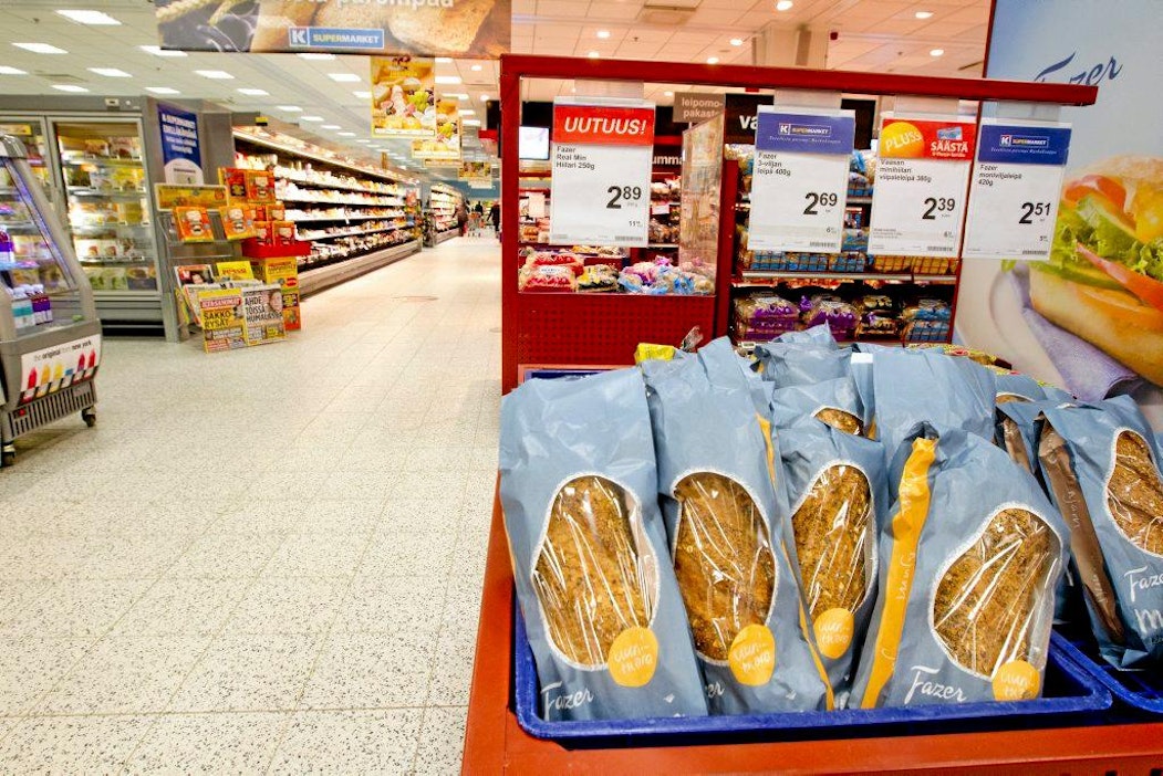 leipä leipähylly Seilori K Supermarket