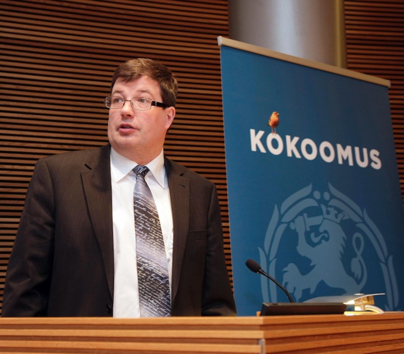 Arto Satonen oli kokoomuksen eduskuntaryhmän edellinen puheenjohtaja. LEHTIKUVA / Roni Rekomaa