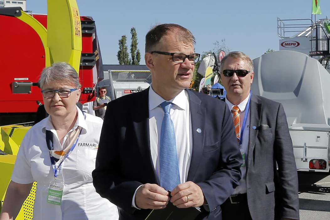Pääministeri Juha Sipilä (kesk.) vieraili tänään torstaina Farmari-maatalousnäyttelyissä Seinäjoella.