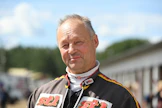 Harri Kotilainen, mies ravikuningatar Lumi-Oosan valmennuksen ja ohjastuksen takana.