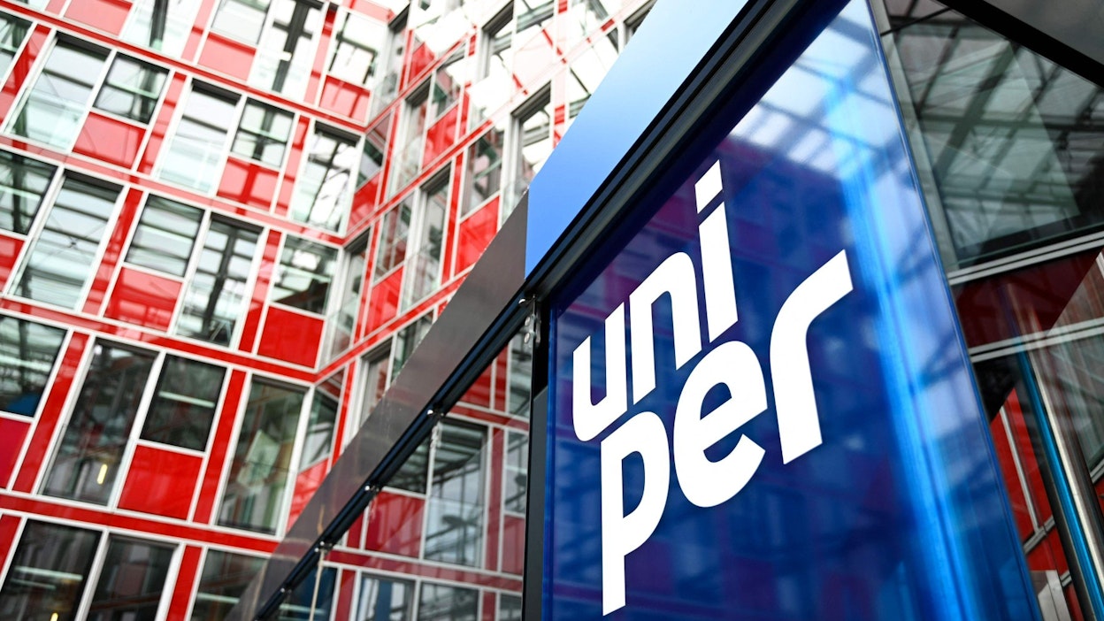 Suomalainen valtionyhtiö Fortum omistaa 78 prosenttia saksalaisesta Uniperista. LEHTIKUVA/AFP.