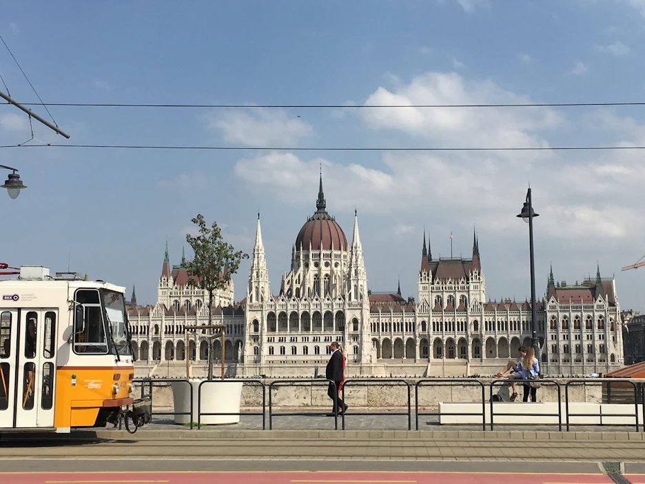 Unkarin parlamenttitalo Budapestissa.