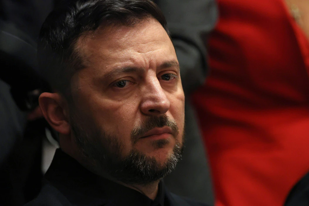 Ukrainan presidentti Volodymyr Zelenskyi on valmis osallistumaan Budapestin tapaamiseen. LEHTIKUVA/AFP.