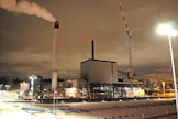 Tampereen Sähkölaitoksen Naistenlahden voimalaitos lisää uusiutuvien polttoaineiden käyttöä ja vähentää hiilidioksidipäästöjä, kun uusi biolaitos valmistuu. LEHTIKUVA / TARJA REPO