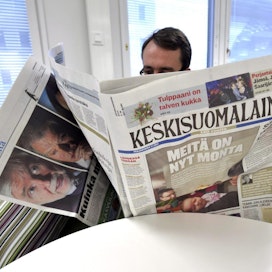 Keskisuomalainen on Keski-Suomen maakunnan päälehti. LEHTIKUVA / Kimmo Mäntylä