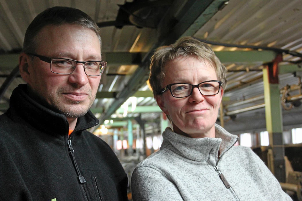 Ulla ja Esko Rissasen parsinavettaa laajennettiin edellisen kerran kuusi vuotta sitten. "Parsipaikkoja lisättiin muutamalla ja nuorkarjakin sai omat tilat, joten eiköhän me näillä pärjätä."