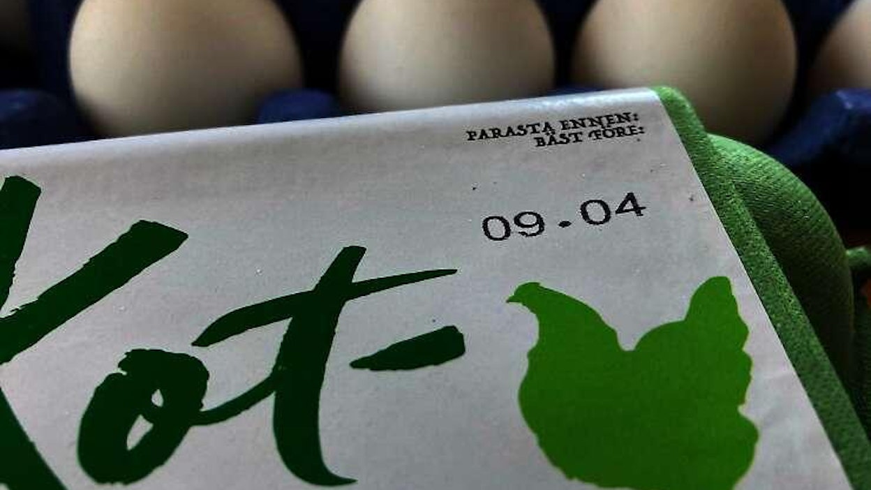 Heitätkö munan pois, jos päiväys meni ohi? Ei pitäisi, neuvoo ...