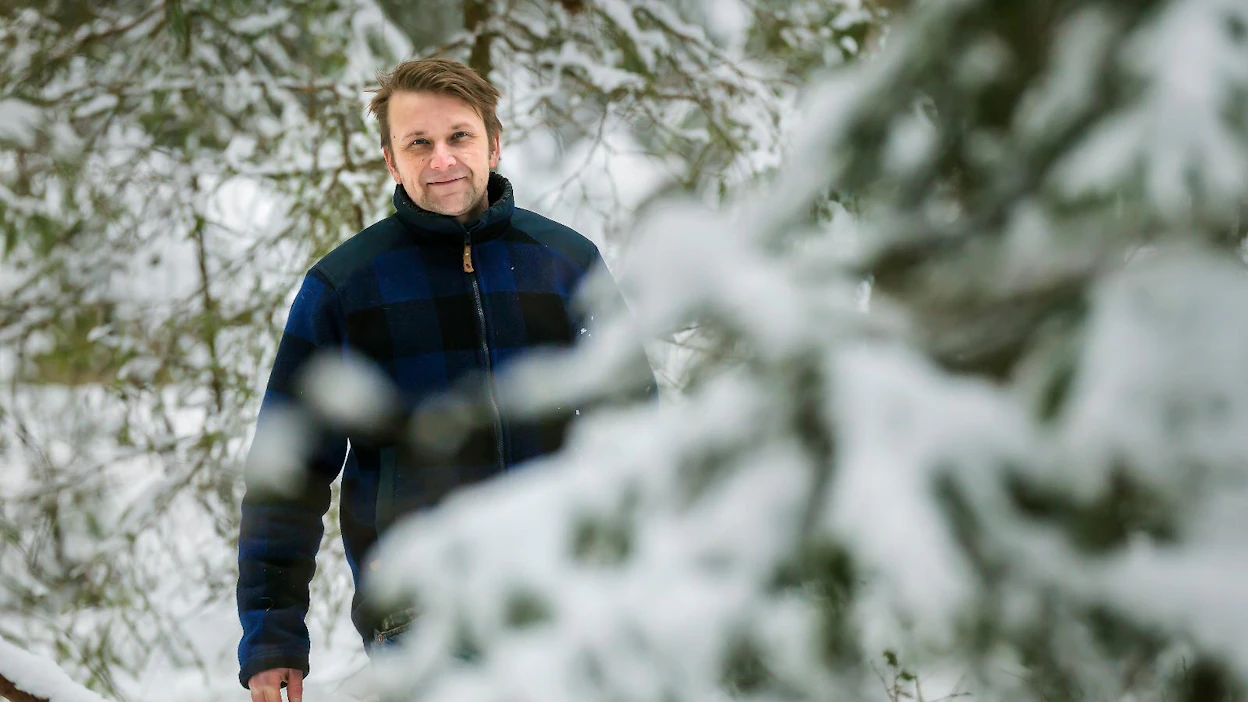 Henry Ylimäki kiittelee, että uusi metsäpalveluyritys on otettu Etelä-Pohjanmaalla hyvin vastaan.
