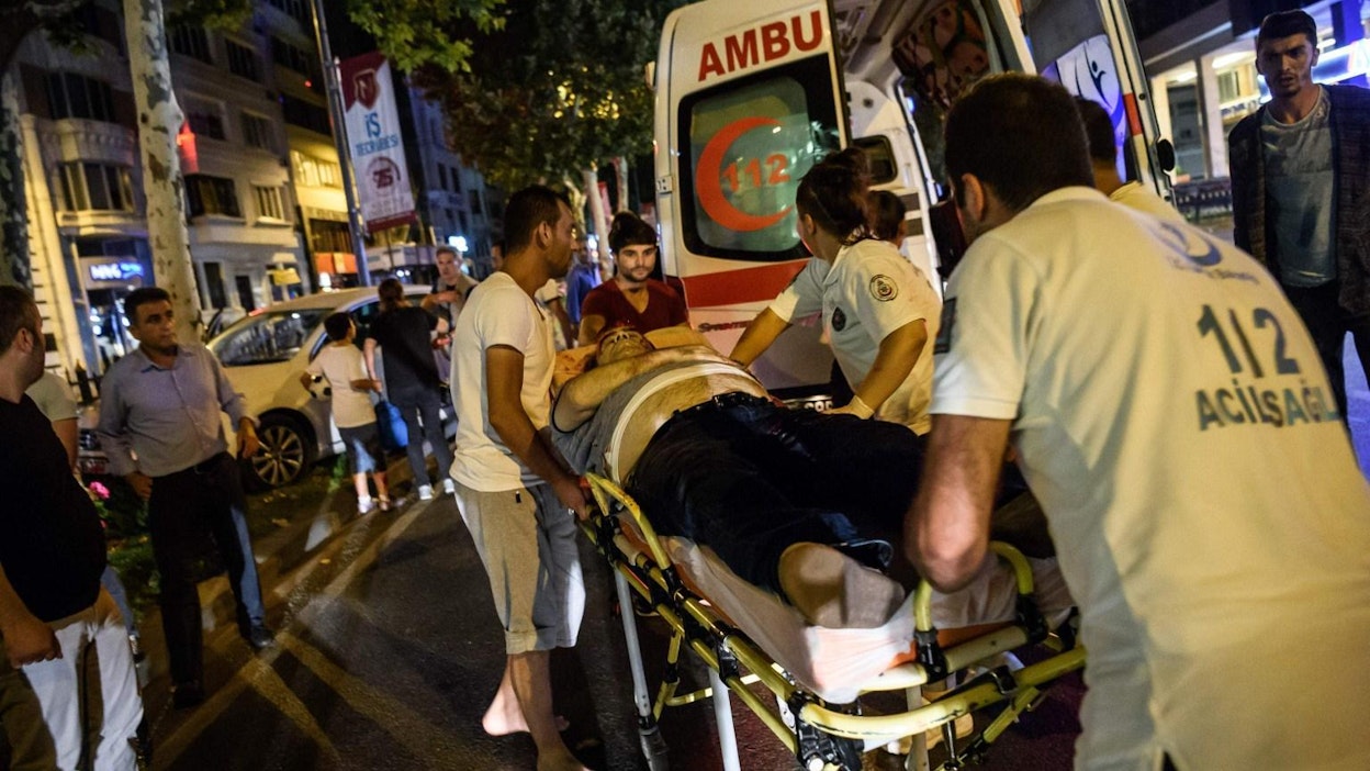 Yhteenotoissa Turkissa on kuollut tai haavoittunut kymmeniä ihmisiä. LEHTIKUVA/AFP
