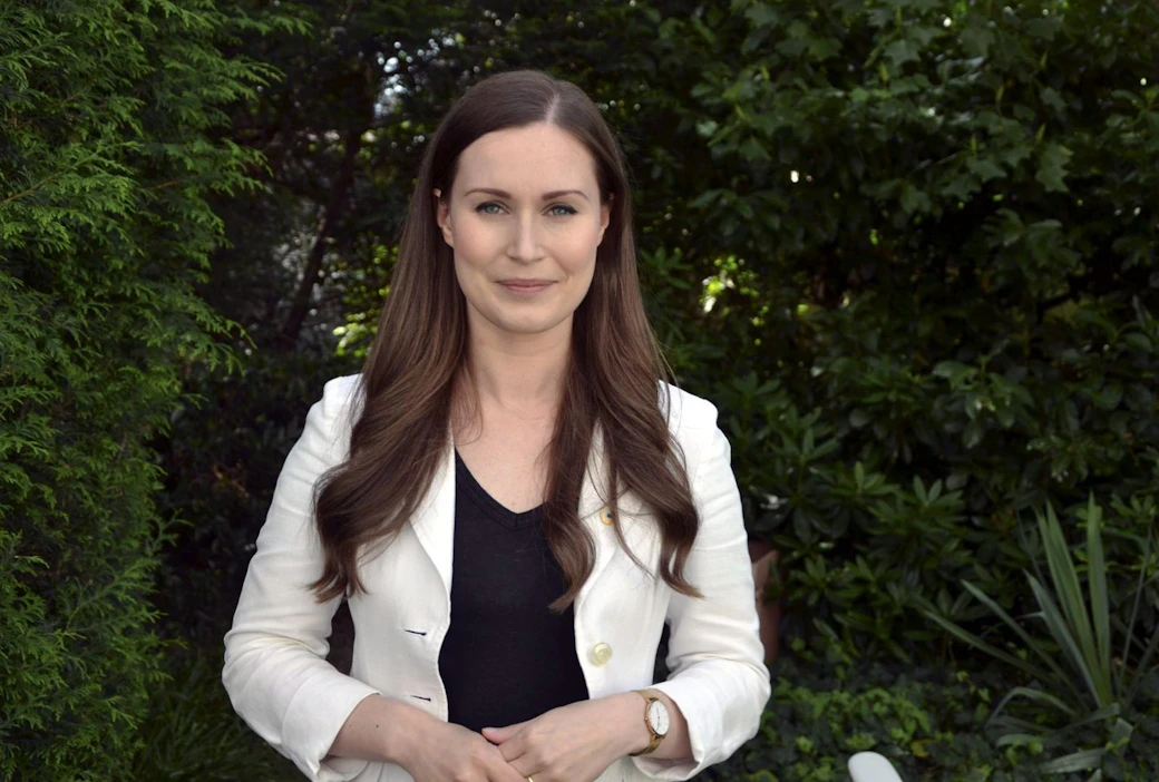 Puheenjohtajavaali käydään puoluekokouksessa Tampereella aamulla. Marin on ainoa ehdokas. LEHTIKUVA / HETA HASSINEN