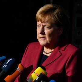 Neuvotteluihin osallistui FDP:n lisäksi liitokansleri Angela Merkelin kristillisdemokraatit (CDU/CSU) ja vihreät. LEHTIKUVA/AFP