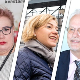 Sirpa Pietikäinen, Henna Virkkunen ja Petri Sarvamaa edustavat samaa EU-puoluetta, EPP:tä.