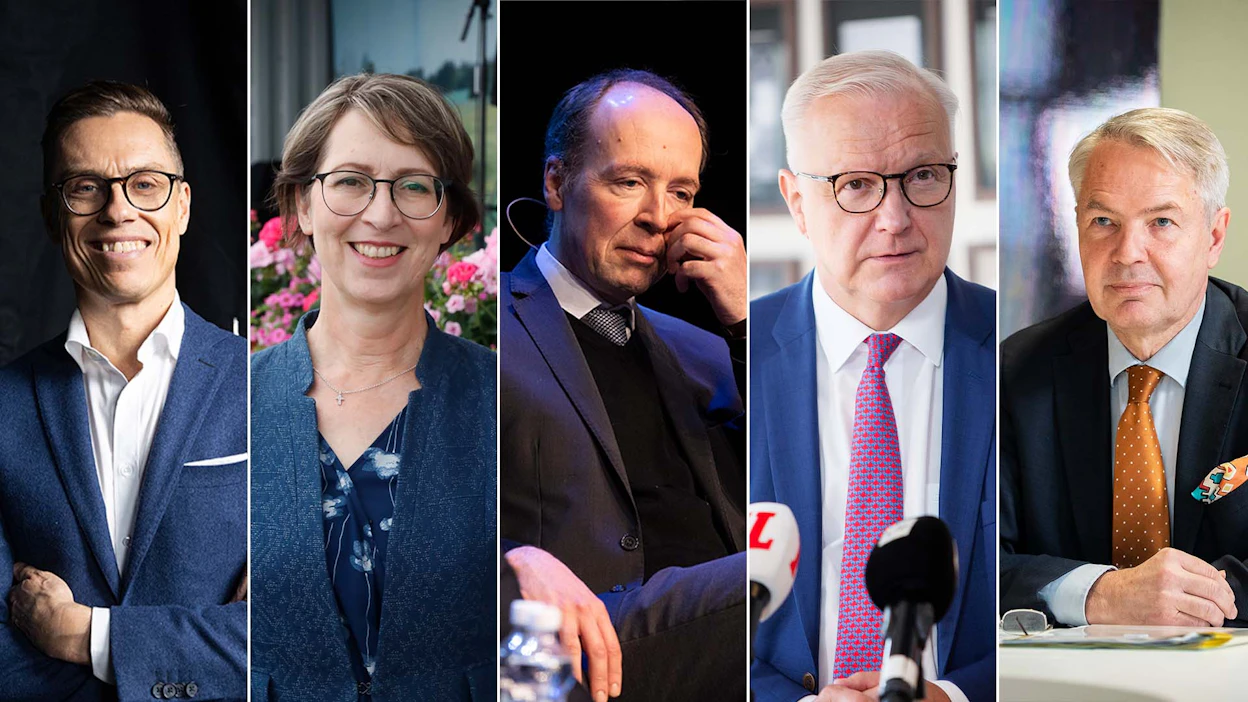 Ehdokasnumeronsa perusteella varsinkin Alexander Stubbilla (kok.) ja Sari Essayahilla (kd.) on syytä hymyyn. Jussi Halla-ahon (ps.) ja Olli Rehnin (kesk.) tilanne on toinen. Pekka Haaviston (vihr.) numerolla ei ole menestytty, mutta suurin numero voi tietää hyvää.