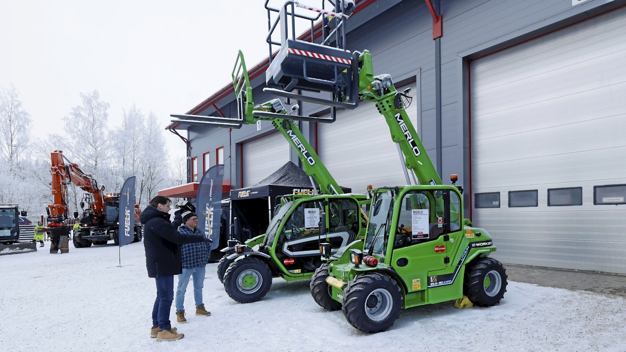 Merlon sähkökurottajan suurin nostokorkeus on 4,8 metriä.