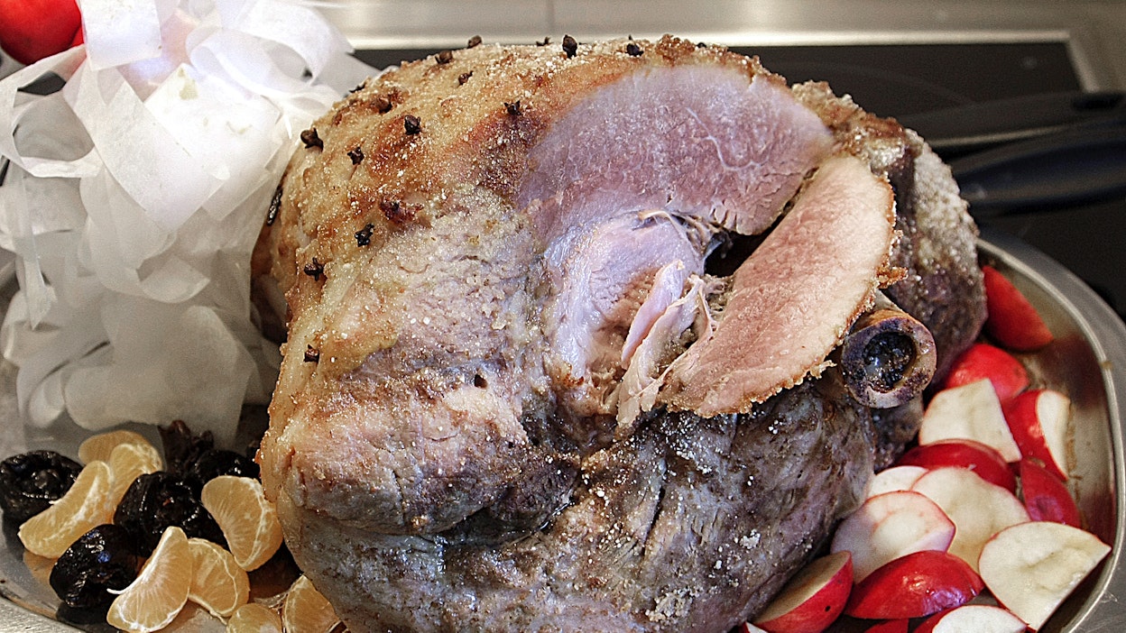 Joulukinkun valmistamiseen käytetyn ajan voi laskea jo ennakkoon.