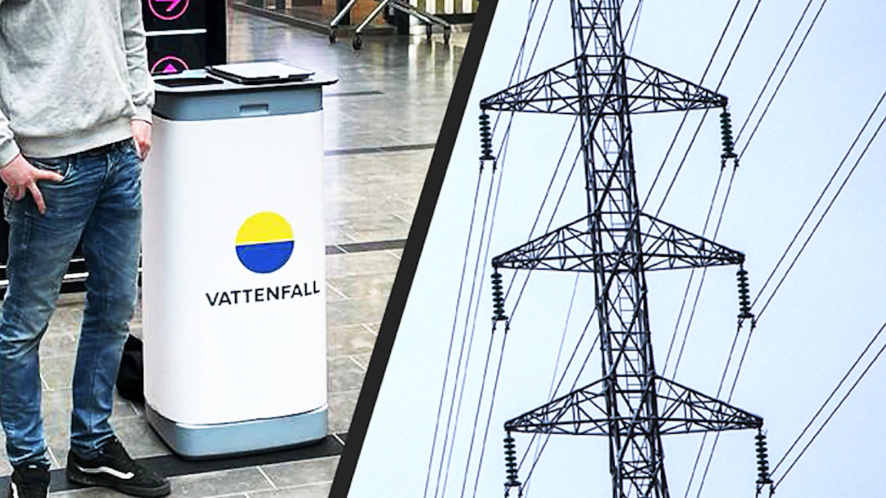 Vattenfall käyttää ulkoistettuja myyntiagentteja kauppakeskuksissa.
