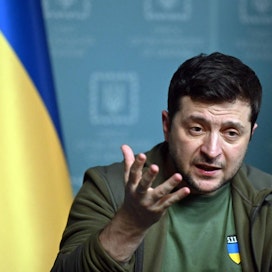 Ukrainan presidentti Volodymyr Zelenskyi. Lehtikuva/AFP