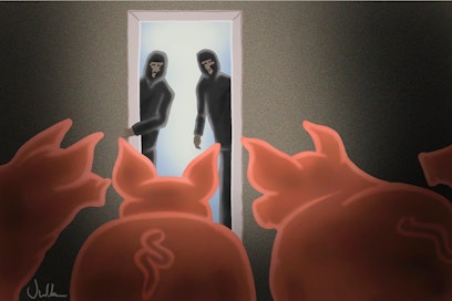 Sikalaan tunkeutuvat ulkopuoliset ovat iso tautiriski sekä stressin aihe eläimille. Tässä tapauksessa eläimiä lähti varkaiden matkaan.