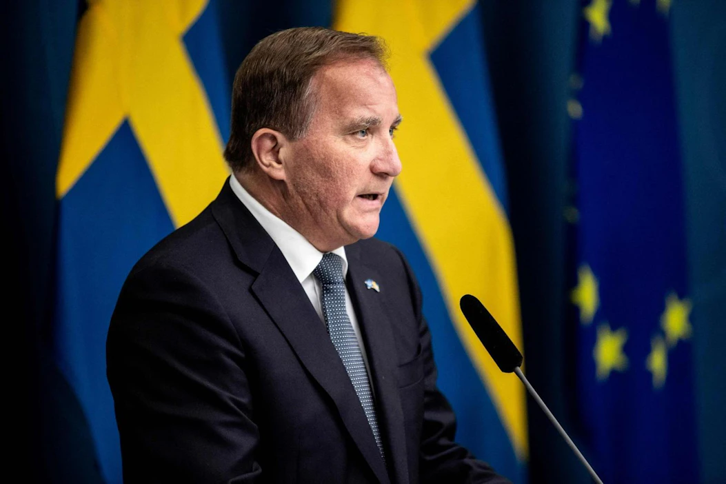 Stefan Löfvenin johtama hallitus sai Ruotsin valtiopäiviltä epäluottamuslauseen kesäkuussa. Hän saattaa kuitenkin nousta uudelleen pääministeriksi. LEHTIKUVA / AFP