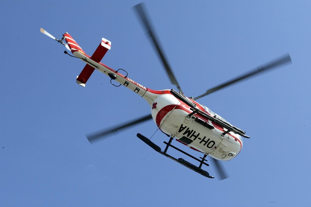 Lääkärihelikopterien rahoitusta käsitellään kesälomien jälkeen. Lehtikuva / Jussi Nukari