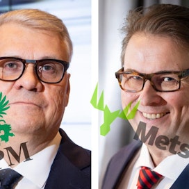 UPM:n toimitusjohtaja Jussi Pesonen ja Metsä Groupin pääjohtaja Ilkka Hämälä olivat viime vuonna kovatuloisimmat metsäjohtajat.