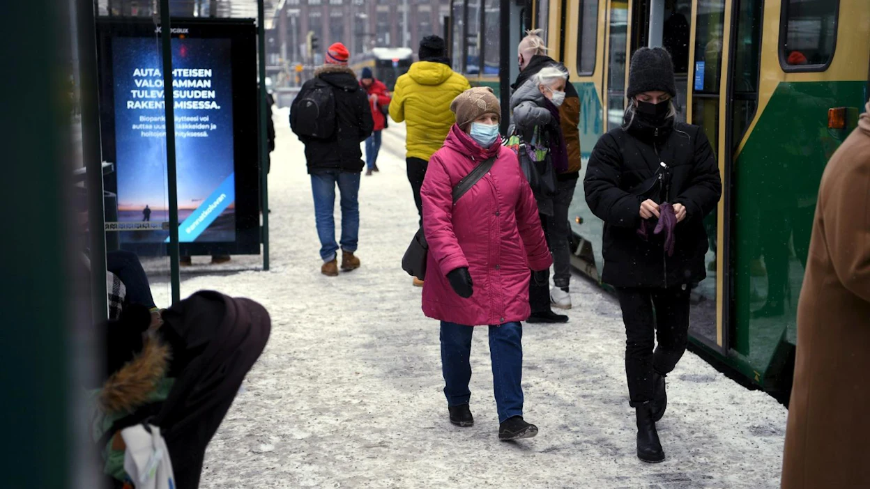 Maskipakoista joukkoliikenteessä ovat ilmoittaneet aiemmin tällä viikolla ainakin VR ja Helsingin seudun liikenne (HSL). LEHTIKUVA / Antti Aimo-Koivisto