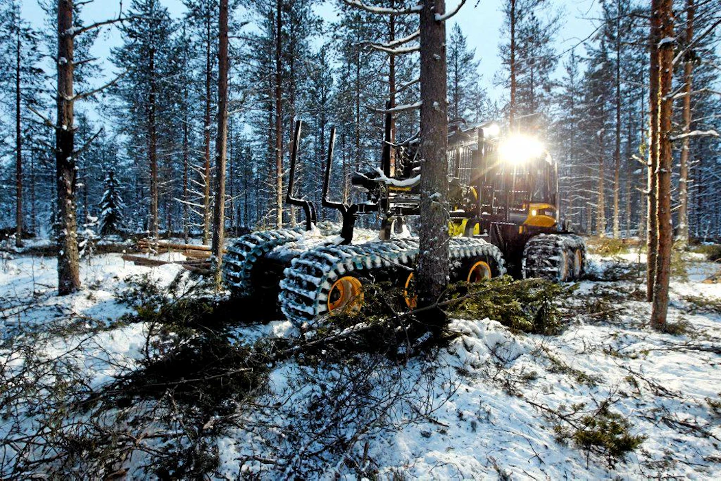 Koneurakointi, metsäkone, metsä, puunkorjuu, koneellinen puunkorjuu, hakkuu.Ponsse metsätraktori.
*** Local Caption *** MO