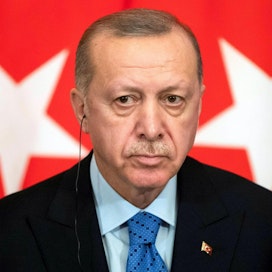 Erdogan listasi Turkin vaativan EU:lta vapaata liikkuvuutta, tulliunionin uudistamista ja taloudellista apua. LEHTIKUVA/AFP