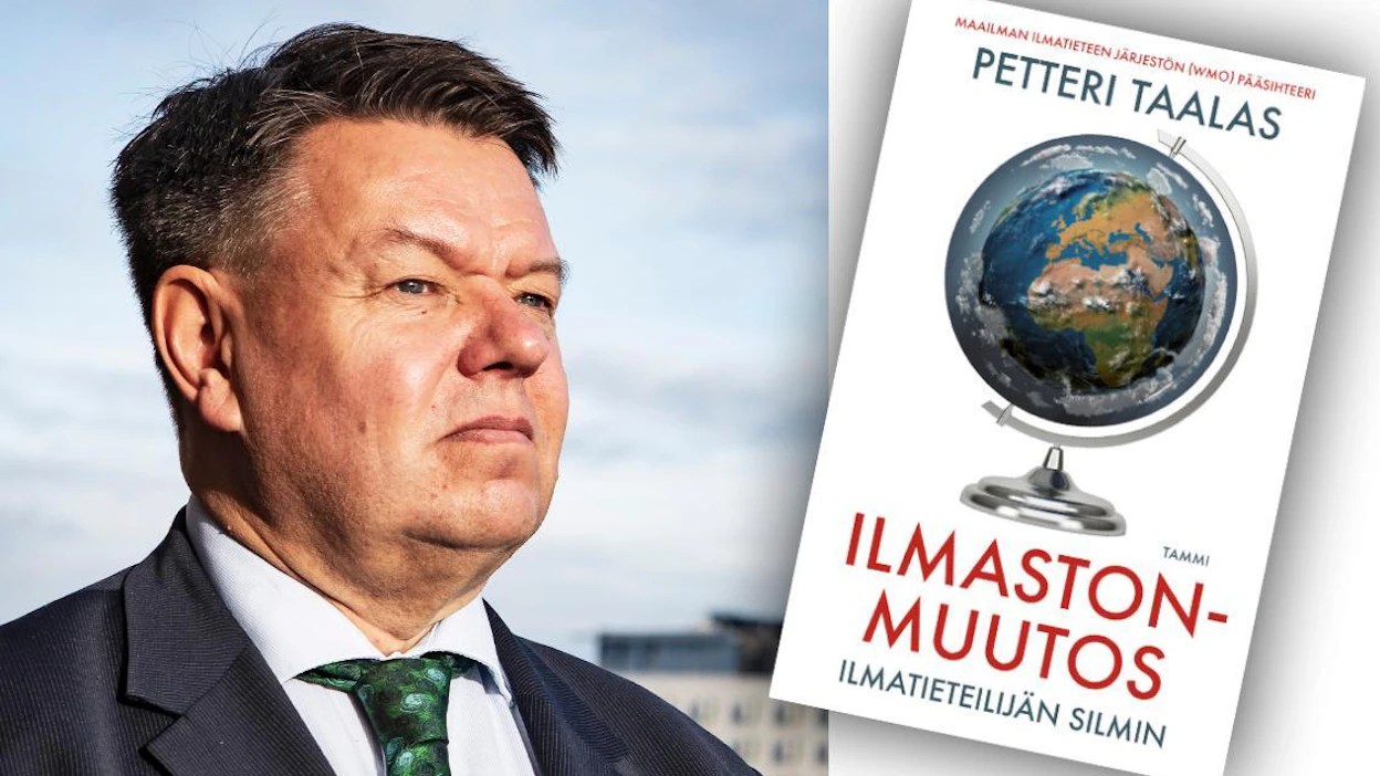 Petteri Taalas: Ilmastonmuutos ilmatieteilijän silmin. 181 sivua. Tammi.