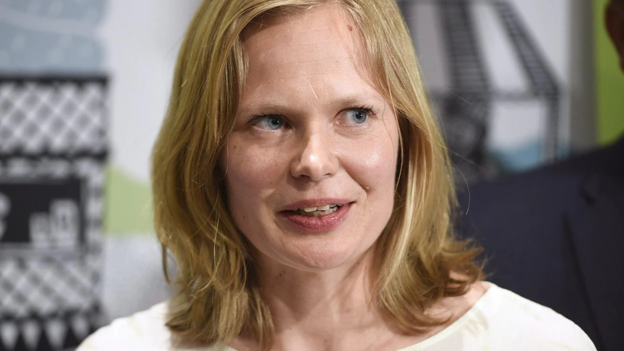 Hanna Kosonen (kesk.) nimitettiin tiede- ja kulttuuriministeriksi. Hän sijaistaa puoluetoveri Annika Saarikkoa tämän äitiysloman ajan. LEHTIKUVA / MARTTI KAINULAINEN