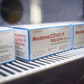 Modernan mukaan rokote saavutti testeissä sille asetetut tavoitteet. LEHTIKUVA/AFP