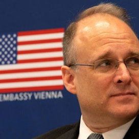 Yhdysvaltain suurlähettiläs Marshall Billingslea oli mukana myös edellisissä neuvotteluissa, jotka järjestettiin elokuussa Wienissä. Lehtikuva/AFP