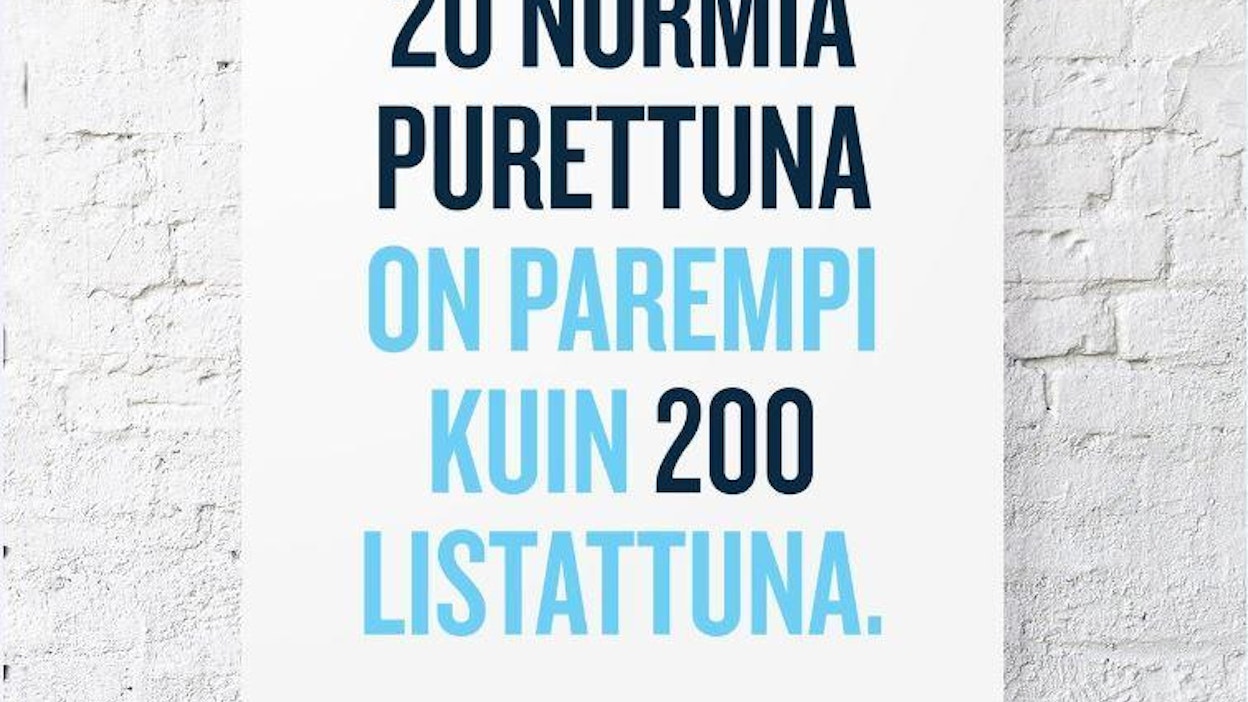 Kuvankaappaus puolueen tweetistä.