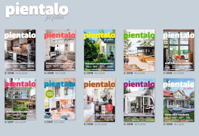 Pientalo- ja Piha-lehdessä esitellään omakotitaloasumisen trendejä.