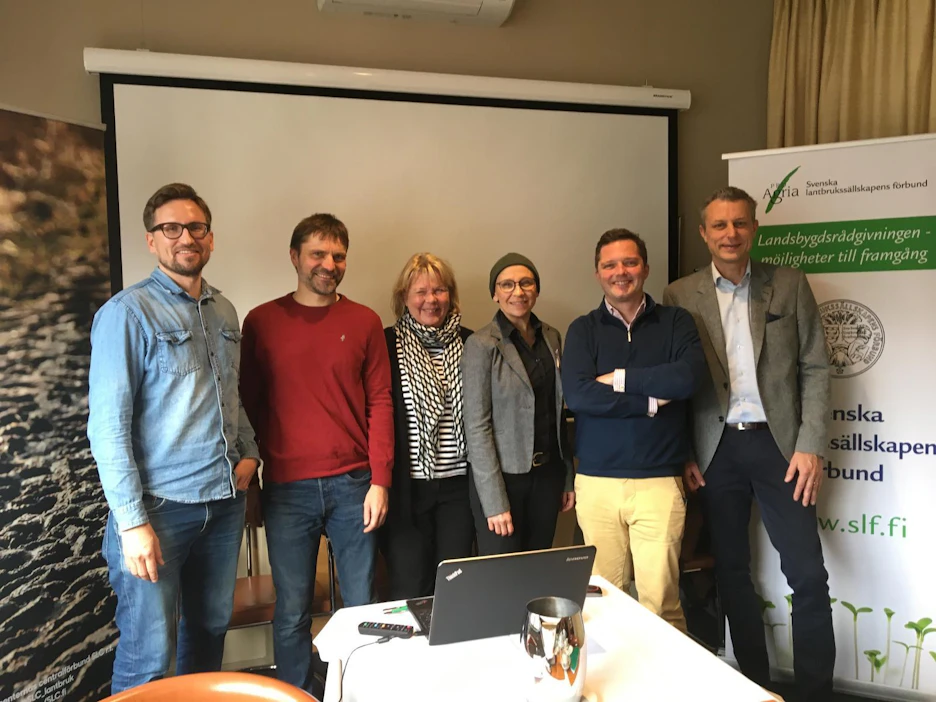 Uudenmaan ruoka -foodhubisssa ovat mukana mm. Olli Repo vas.), Kaijus Ahlberg, Minna Tengvall, Susann Rännäri, Henrik Creuz ja Rikard Korkman.