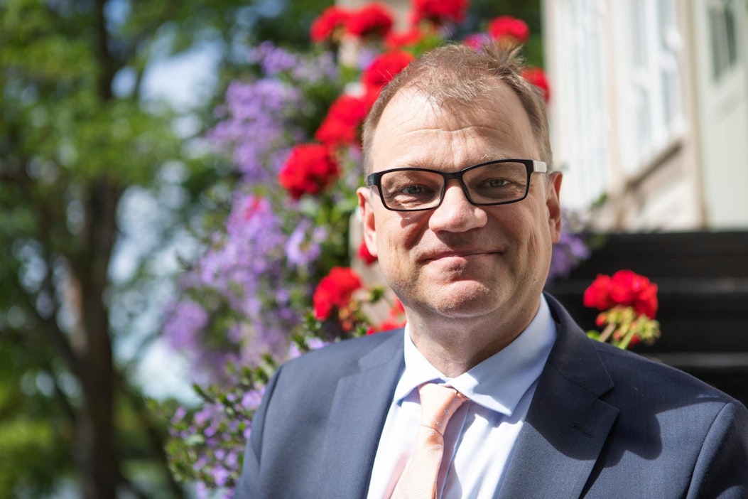 Pääministeri Juha Sipilä (kesk.).