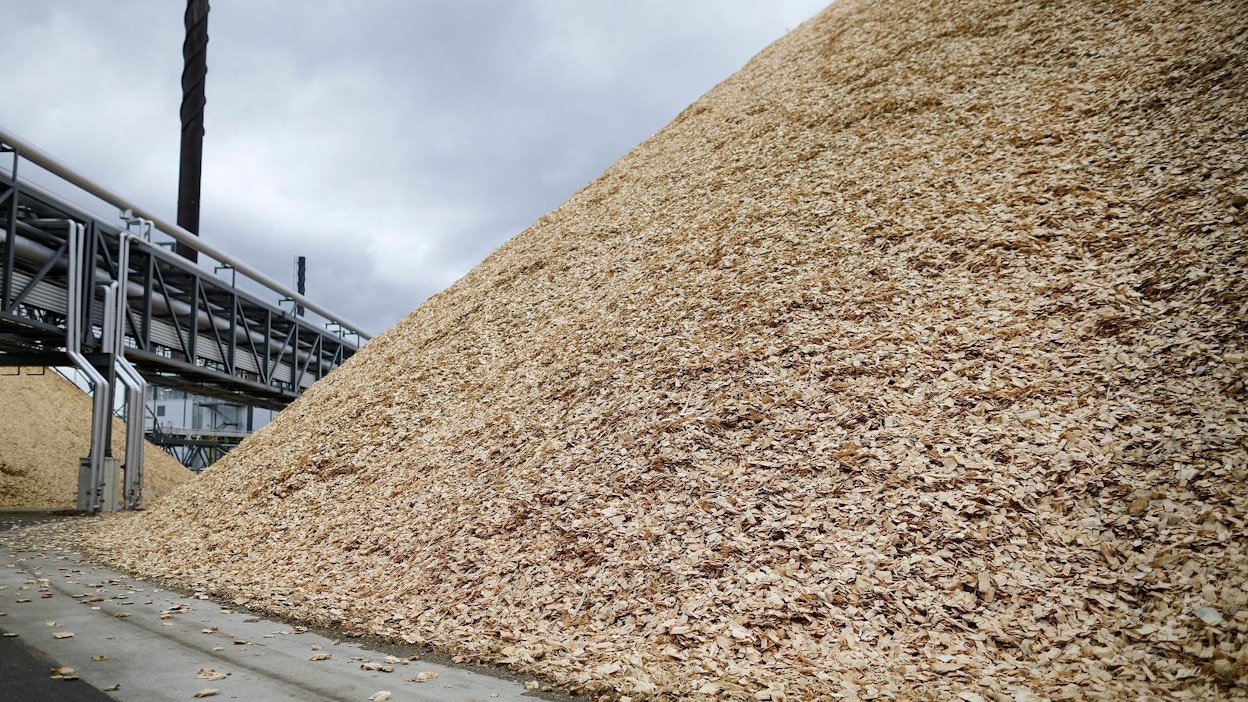 Arkistokuva Metsä Fibren Äänekosken tehtaalta.