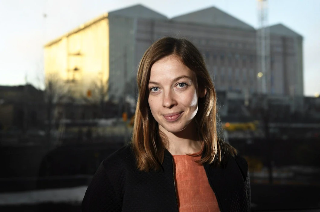 Vasemmistoliiton puheenjohtaja Li Andersson sanoo, että on useita pienempiä kuntia, joissa vasemmistoliitolla ei viime vaaleissa ollut ehdokkaita, mutta nyt on tulossa. LEHTIKUVA / VESA MOILANEN