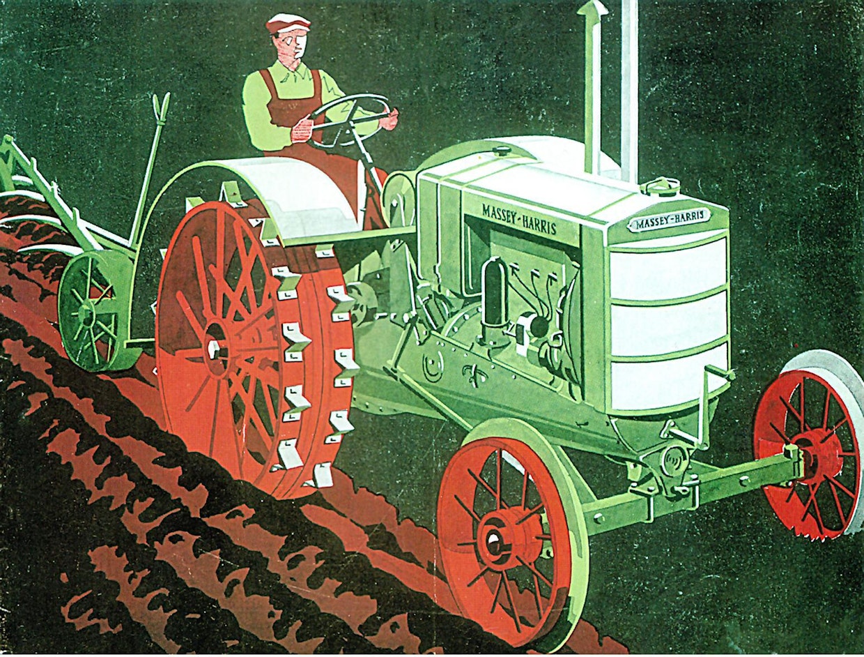 Massey-Harris aloitti traktorituotantonsa lainatekniikalla, mutta ensimmäinen 3-pyöräinen Bull-traktori oli kaikin puolin epäonnistunut kone, eikä seuraava Parrett-moottorivetäjäkään ollut paljoa kummempi. Vuonna 1928 ostetun J.I.Case Plow Works Companyn tekemä Wallis oli lopullinen täysosuma. Wallis-tekniikkaan perustuneita traktoreita tehtiin 1930-luvun lopulle asti, Massey-Harris merkki otettiin käyttöön vuosikymmenen alussa.