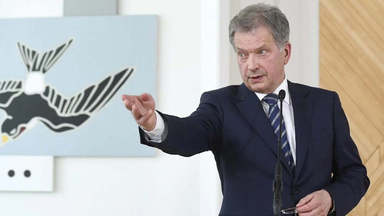 Presidentti Sauli Niinistö on asettumassa ehdolle valitsijayhdistyksen kautta. LEHTIKUVA / HEIKKI SAUKKOMAA