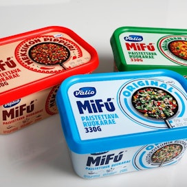 Valion Mifu on maitopohjainen ruokarae joka soveltuu paistamiseen.