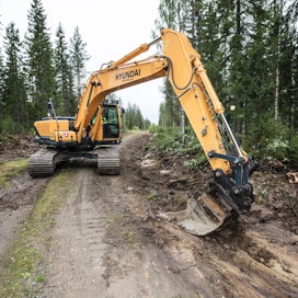 Otso Metsäpalvelut aloitti elokuussa Ilomantsissa Kemera-tuetun metsätien perusparannustyöt.